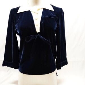 Louis Vuitton Navy top size 36